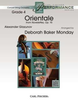 Carl Fischer Glazunov Monday D B  Orientale (from Novelettes Op 15) - String Orchestra