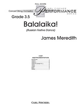 Balalaika by Meredith James for Study Score