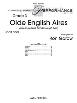 Olde English Aires by Traditional - Ron Gorow - for