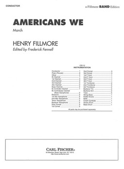 Americans We by Fillmore Henry - Fennell Frederick - for Condensed Score