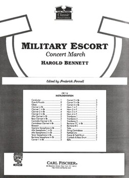 Military Escort by Bennett Harold - Fennell Frederick - for Condensed Score