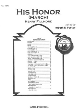 His Honor by Fillmore Henry - Foster Robert E - for Full Score