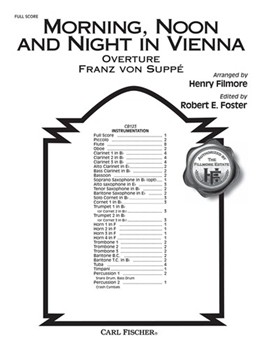 Morning Noon & Night In Vienna by Suppe Franz von - Fillmore and Foster - for Full Score