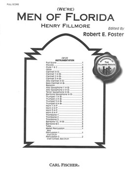 Men Of Florida (We're) by Fillmore Henry - Foster Robert E - for Full Score
