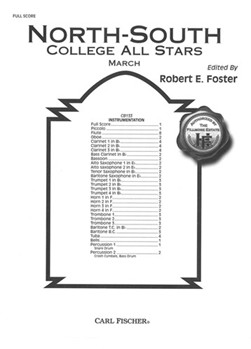 North-south College All Stars (March) by Fillmore Henry - Foster Robert E - for Full Score
