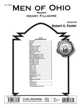 Men Of Ohio by Fillmore Henry - Foster Robert E - for Full Score