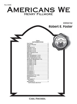 Americans We by Fillmore Henry - Foster - for Full Score