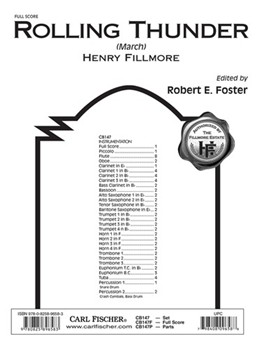 Rolling Thunder by Fillmore Henry - Foster Robert E - for Full Score