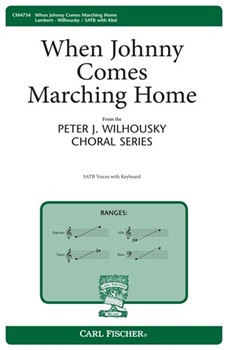 When Johnny Comes Marching Home by Lambert Louis - Wilhousky Peter J - for SATB