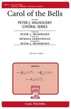 Carol Of The Bells by Leontovych Mykola Dmytrovych - Wilhousky Peter J - Peter J. Wilhousky for SAB