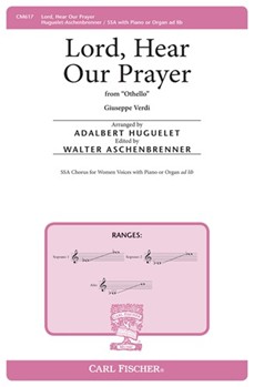 Lord Hear Our Prayer by Verdi Giuseppe - Huguelet Adalbert - for