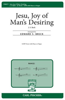 Jesu Joy Of Man's Desiring by Bach Johann Sebastian - Breck - for SATB