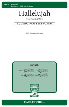 Hallelujah From "mount Of Olives" by Beethoven Ludwig van for SATB