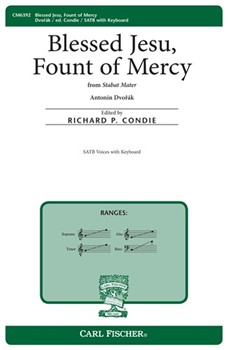 Blessed Jesu Fount of Mercy by Dvorak Antonin for