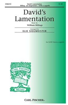 David's Lamentation by Billings William - Siegmeister - Anonymous for SATB