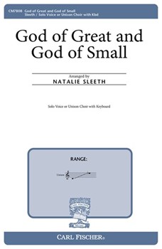 God Of Great & God Of Small by Sleeth Natalie for Unison