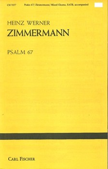 Psalm 67 for Mixed Chorus, S.A.T.B. with Organ, Glockenspiel and String Bass