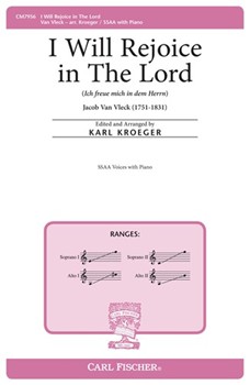 I Will Rejoice in The Lord Ich freue mich in dem Herrn