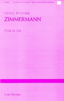 Psalm 134 Three-part Male Chorus (TBB), Harp and Organ