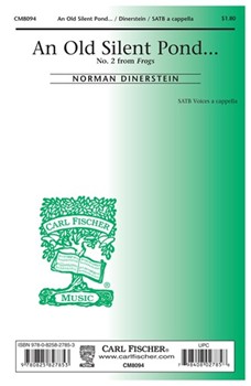 An Old Silent Pond...(No. 2 from """"Frogs"""") by Dinerstein Norman Basho for