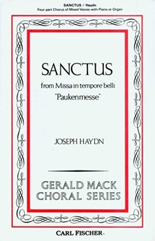Sanctus by Haydn Joseph - Mack/Henderson - for SATB and Piano