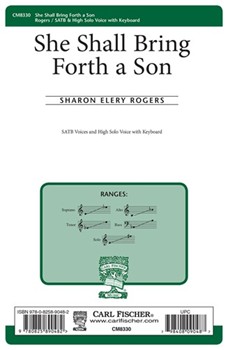 She Shall Bring Forth A Son by Rogers S for SATB w/sol