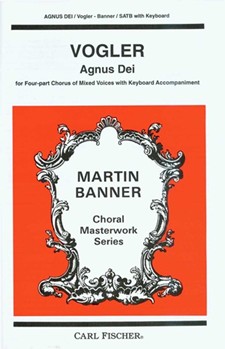 Agnus Dei by Vogler Georg - Banner Martin - for SATB