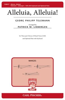 Alleluia Alleluia! by Telemann Georg Philipp - Liebergen Patrick M - for