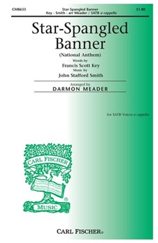 Star Spangled Banner by Smith John Stafford - Meader Darmon - Francis Scott Key for SATB