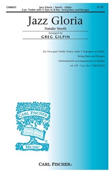 Jazz Gloria by Sleeth Natalie - Gilpin Greg - for 2-Part