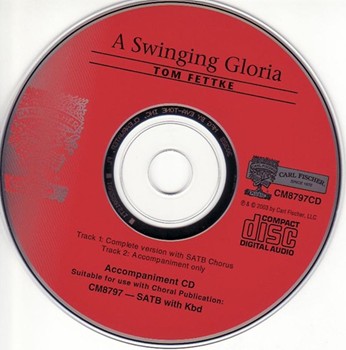Swinging Gloria by Fettke Tom for Accompaniment CD