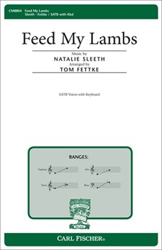 Feed My Lambs by Sleeth Natalie - Fettke Tom - Natalie Sleeth for SATB