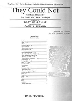 They Could Not by Cloninger and Harris - Hallquist Gary - Claire Cloninger Ro for Instrumental Parts