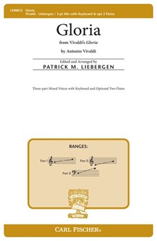 Gloria by Vivaldi Antonio Lucio - Liebergen Patrick M - for 3-Part Mixed
