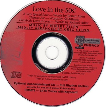 Love In The 50's by Allen Robert - Gilpin Greg - Al Stillman Richard for Accompaniment CD