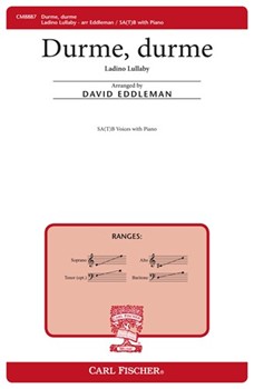 Durme Durme by Anonymous - Eddleman David - David Eddleman for SAB and Piano