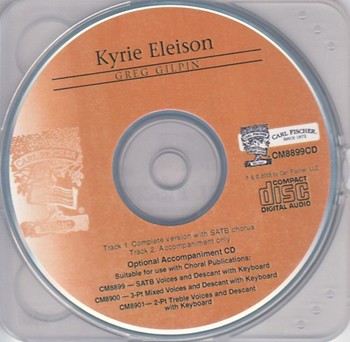 Kyrie Eleison by Gilpin Greg for Accompaniment CD