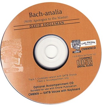 Bach-analia by Eddleman David - Eddleman David - for Accompaniment CD