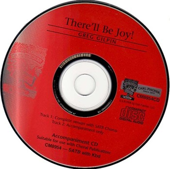 There'll Be Joy by Gilpin Greg for Accompaniment CD