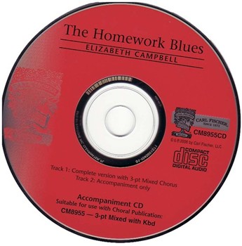 Homework Blues by Campbell Elizabeth for Accompaniment CD
