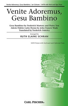 Venite Adoremus Gesu Bambino by Wade John Francis - Schram Ruth Elaine - for SATB