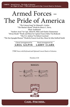 Armed Forces The Pride Of America - (Medley) by Captian Francis Van Boskerck John Smith Capt. Al - Gilpin Greg - Capt. Francis Saltus for TTBB