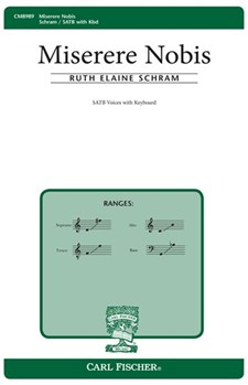 Miserere Nobis by Schram Ruth Elaine for SATB