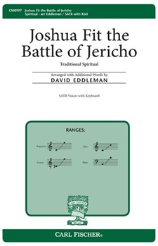 Joshua Fit The Battle Of Jericho by Anonymous - Eddleman David - for SATB