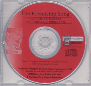 Friendship Song by Robinson Russell Linda G Marcus for Accompaniment CD