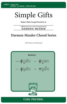 Simple Gifts by Brackett Joseph - Meader Darmon - for SATB