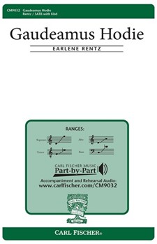 Gaudeamus Hodie by Rentz Earlene for SATB