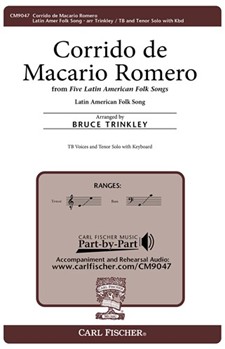 Corrido De Macario Romero by - Trinkley Bruce - for TB Sec and Piano