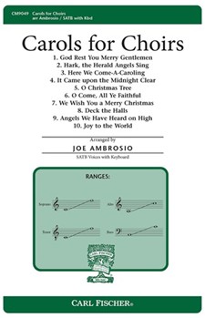 Carols For Choirs by - Ambrosio Joe - for SATB