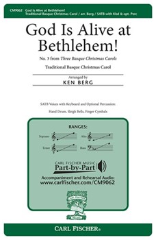 God Is Alive At Bethlehem by - Berg Ken - for SATB